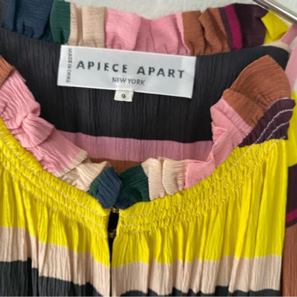 Apiece Apart La Rosa silk striped dress - Picture 8 of 11